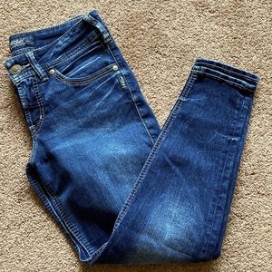 👖 Pre-owned Suki Silver skinny Crop Jeans👖